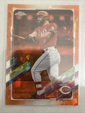 2021 Topps Chrome Sapphire Edition #627 Eugenio Suarez Orange #21/25