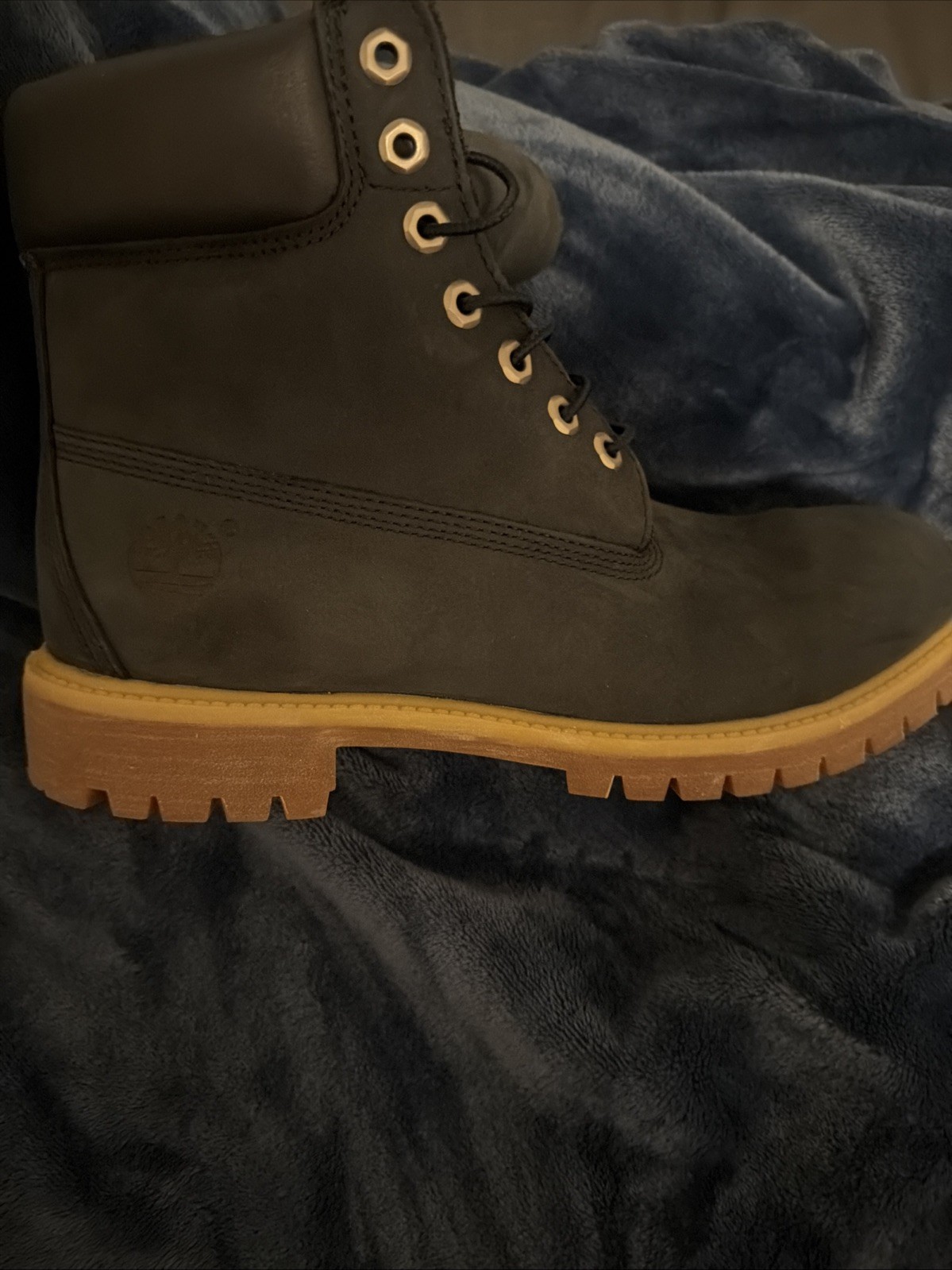 Timberland Boots Navy Blue 10.0 M/M= medium Width