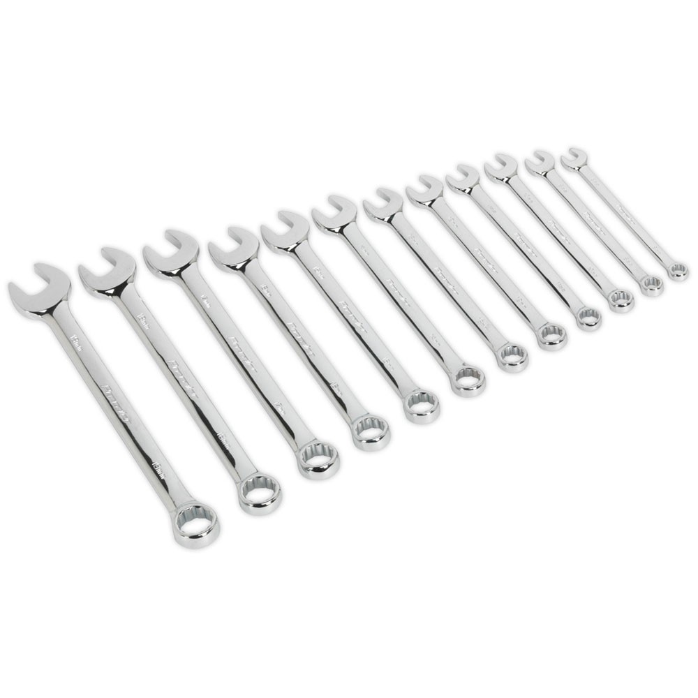 Sealey Combination Spanner Set 12pc Metric