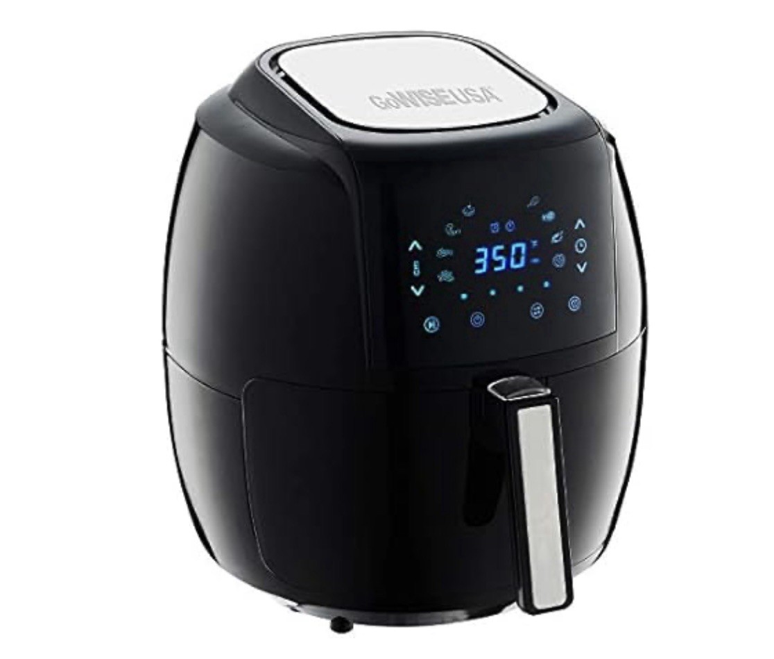GoWISE USA 1700-Watt 5.8-QT 8-in-1 Digital Air Fryer with Re