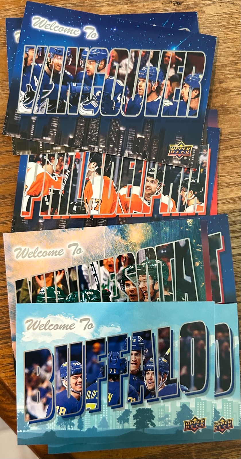 2022-23 UPPER DECK - WELCOME TO ______  -  YOU PICK FINISH YOUR SET