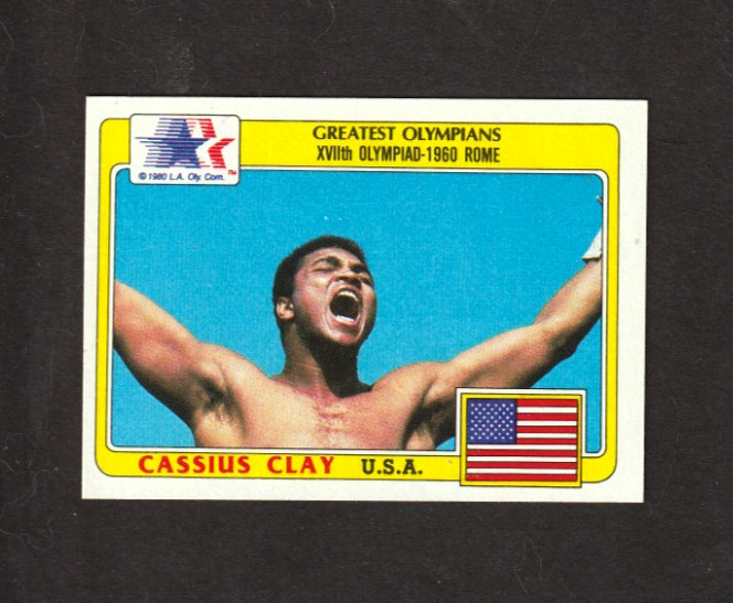 1983 Topps Greatest Olympians Cassius Clay Nm/Mt