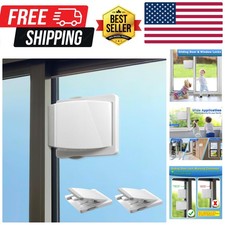 Sliding Door Lock, 2 Pack Child Safety Sliding Glass Door Lock for Sliding Gl...