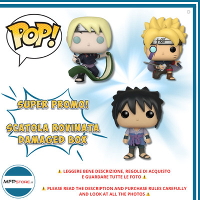 Lotto 3 Funko Pop Boruto E Naruto - Boruto 1035, Inojin 1038, Sasuke 72