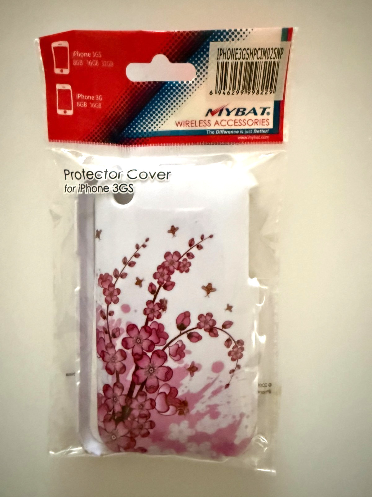 Apple iPhone 3G iPhone 3GS Gloss Pink Spring Flowers Design Protector Case NEW