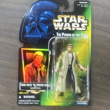 Kenner Star Wars Power of the Force Han Solo Endor Gear Action Figure