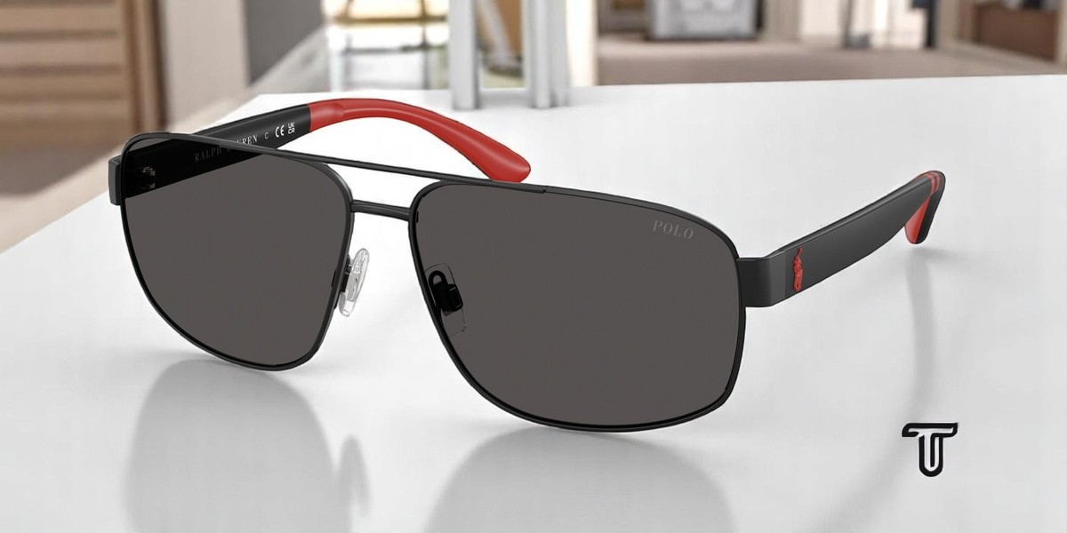 Hexagonal Sunglasses Ray Ban Marshal Black Polarized Ray-Ban