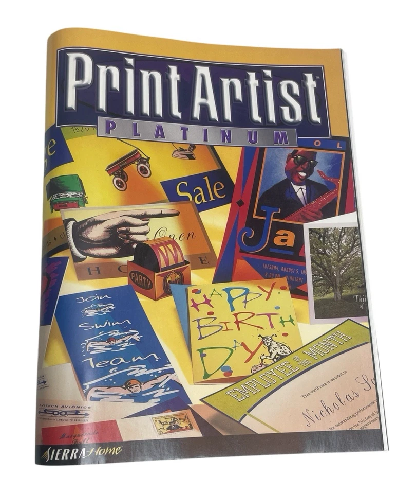 1998 Print Artist Platinum PC CD-ROM Software Sierra Home 150,000+ Graphics Comp - Image 3 of 4