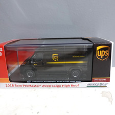 Greenlight Diecast 1/43 UPS 2018 Ram Promaster 2500 Cargo High Roof 86156