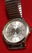 C.S.A Confederate 1861- 1865 Design Wrist Watch Stretch Band Unbranded Mens