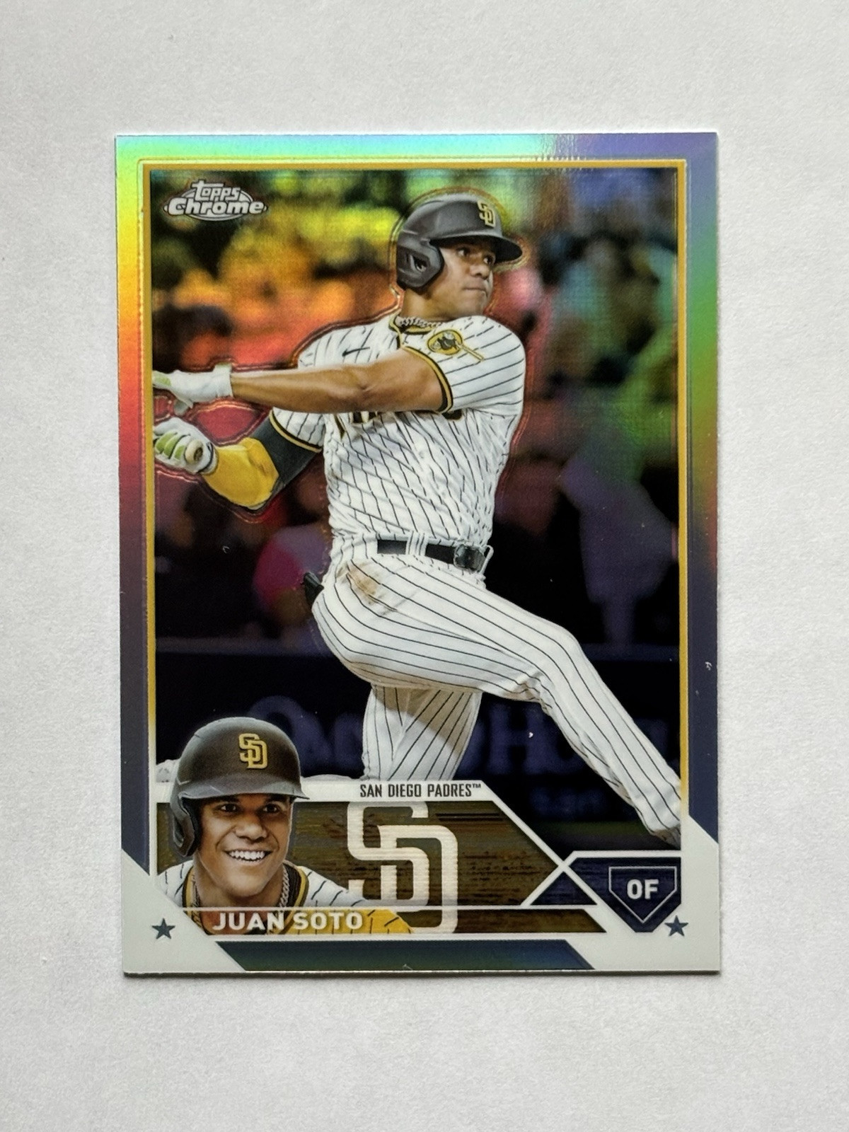 2023 Topps Chrome #100 Juan Soto Refractor San Diego Padres