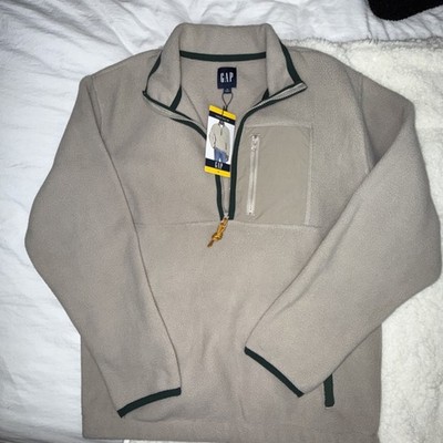 NWT GAP Fleece Half Zip Med MSRP $89.95 SALE!