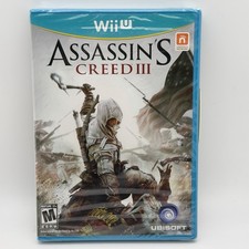 Assassin's Creed III 3 Nintendo Wii U 2012 Brand New Factory Sealed