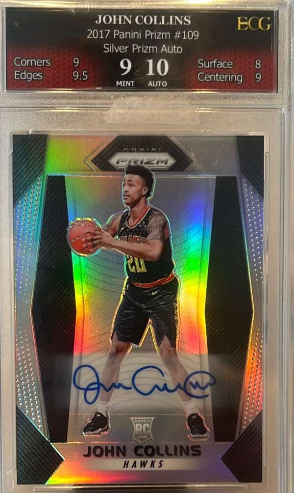2017-18 Panini Prizm - Autographs #109 John Collins 9.5 SN210622008