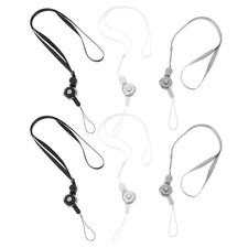 6 Pcs Phone Lanyard Retractable Cellphone Strap Holder Charm Cords