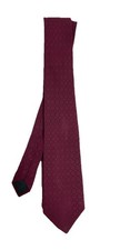 STEFANO RICCI FIRENZE all Silk Men  s Tie In Red W A Geometric Pattern M.i.italy