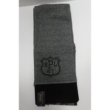 Polo Ralph Lauren Scarf Men One Size Gray New York Gym Boxing RPL 67 Cotton