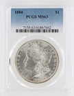 1884 Morgan Silver Dollar PCGS MS63 S$1 Philadelphia Minted No Reserve