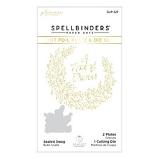Spellbinders Glimmer Hot Foil Plate Die Set - Sealed Swag, GLP-327