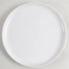 1 Replacement Over & Back St Germain Dinner Plate High Rim White Porcelain 10.5”