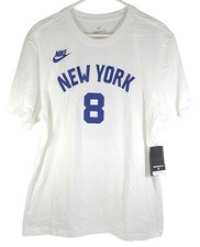 Kemba Walker #8 New York Knicks The Nike Tee Classic Edition T-Shirt White M