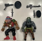 1988 TMNT ~ BEBOP & ROCKSTEADY ~ COMPLETE ~ VINTAGE NINJA TURTLES SOFTHEAD