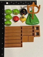 Angry Birds Knock on Wood Mattel Game Replacement Parts Pieces Blocks Pigs Extra