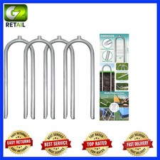 Easy Install 12.5" Wind Stakes for Trampolines - Enhanced Safety Pack of 4