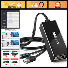 Ethernet Adapter for Fire TV Stick, Micro USB to Ethernet, Fast Wired Connection
