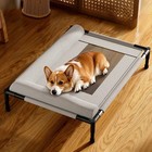 Outdoor Elevated Large Dog Bed Portable Raised Sleepy Pillow Cooling Breathable