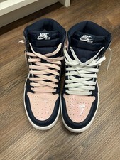 Nike Air Jordan 1 Retro High Women Size 10.5 Pink Blue Atmosphere Bubblegum
