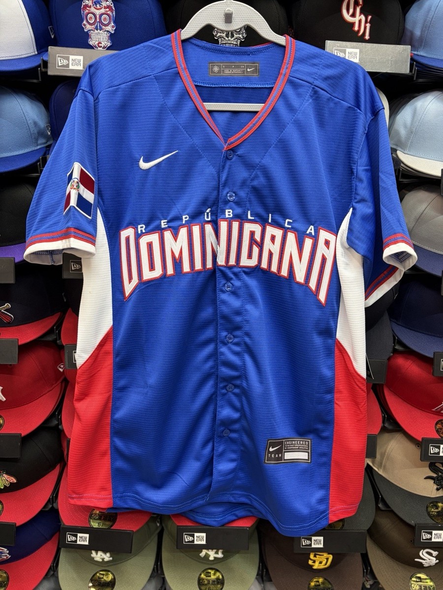 Republica Dominicana World Baseball Classic WBC 2026 Blue Stitched