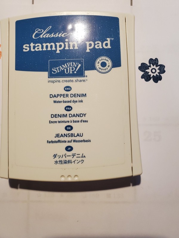 Stampin' Up Ink Pad - Dapper Denim