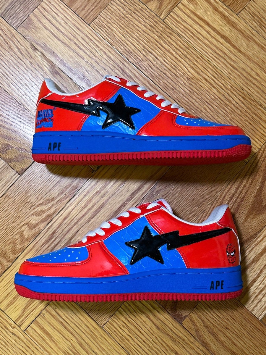 2006 OG MARVEL SPIDERMAN X BAPE Sz: 9.5 new with Packaging RARE | eBay
