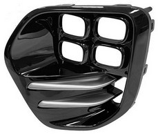 Grille avant gauche pour KIA Sportage 2018-2021 Gt-line en ABS noir