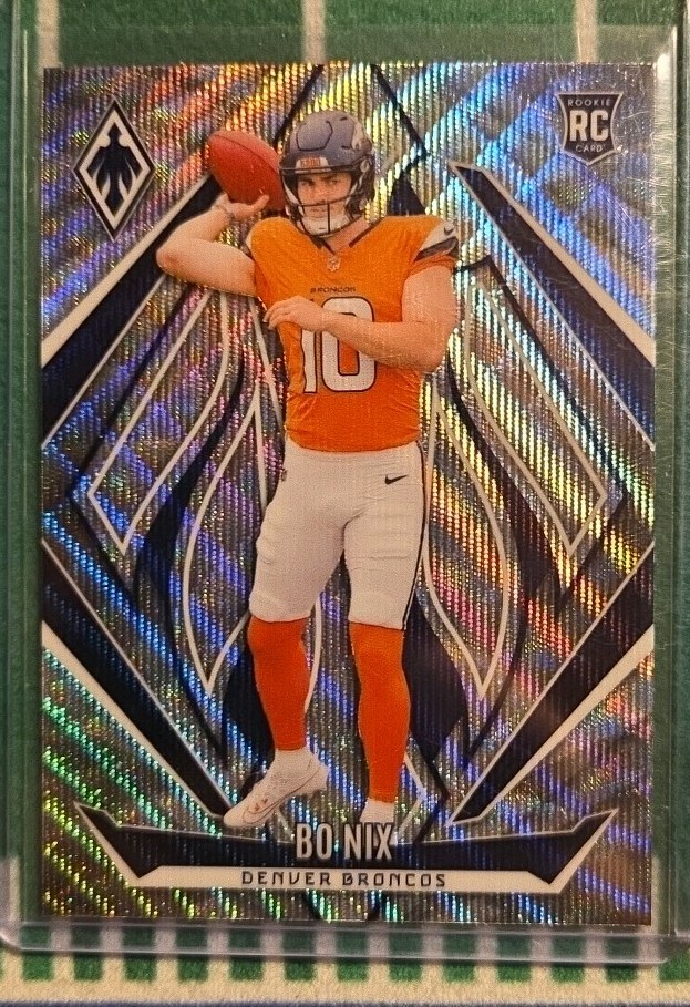 2024 Panini Phoenix - Rookies Bo Nix #159 Wave (RC)