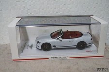 Tsm Model Bentley Continental Gt Convertible 1/43 Mini Car White