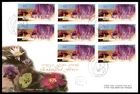ISRAEL 2018 DOARMAT ATM Machine Stamps FDC - ENDANGERED FLOWERS - THE IRIS - XF