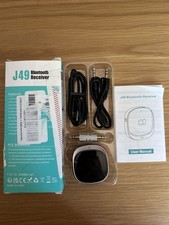 AUX Bluetooth Adapter for Car, LED Screen Bluetooth 5.3 Receiver for Speaker