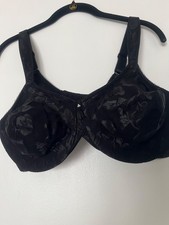 Wacoal Awareness Underwire Bra Size 42DD Black 85567 NWOT