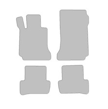 Fußmatten passend für Mercedes C-Klasse Typ W204, S204 (Baujahr 2007 - 2014), Hi