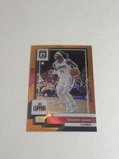 2022/23 Panini Donruss Optic TERANCE MANN ORANGE HOLO PRIZM CLIPPERS /199