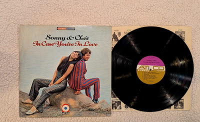 SONNY & CHER IN CASE YOU'RE IN LOVE 1ST PRESS ATCO STEREO NICE CONDITION CLEANED