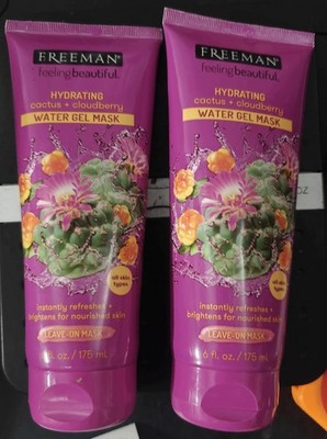 Freeman  Feeling Beautiful  Facial Cactus + Cloudberry Water Gel Mask (2 Pack)