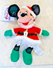 Disney Santa Minnie Mouse Mini Bean Bag Beanie with Tag
