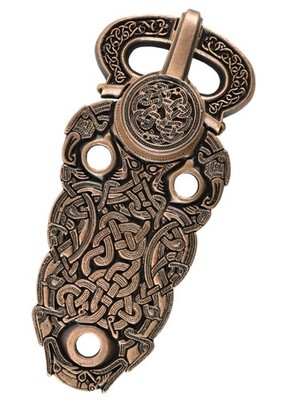 Sutton Hoo Gürtelschnalle aus Messing, Set Mittelalter Gürtel DIY Kostüm Zubehör