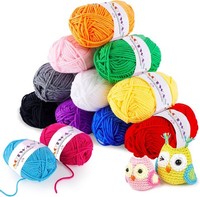 HäKelgarn Set 12 Farben 25G Acryl Wolle FüR Diy-HäKelprojekte AnfäNger