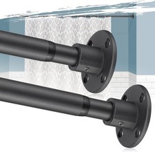Heavy Duty Shower Curtain Rod - 28 to 62" Fixed Shower Curtain Rod Wall Mounted
