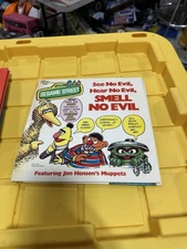 Sesame Street See No Evil Hear No Evil Smell No Evil 1976 Hardcover Muppets C44