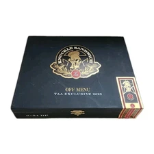 Espinosa Knuckle Off Menu TAA Exclusive Empty Wooden Cigar Box 9¼x7⅛x1⅞
